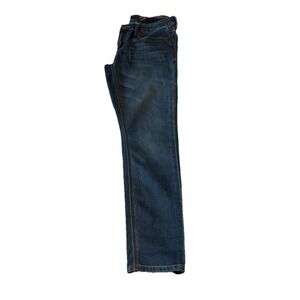 Seven7 Womens Skinny Jeans Medium Wash Blue Denim Size 10 Whiskered Stretch